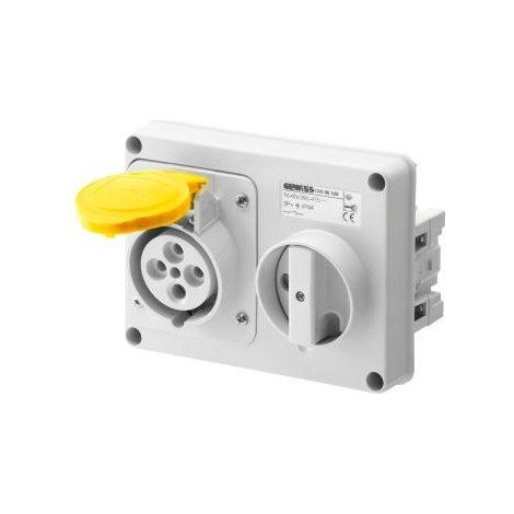SOC.PR.VE.H.S.F.2P+T 32A 110V 4H SBF GEWISS GW66112
