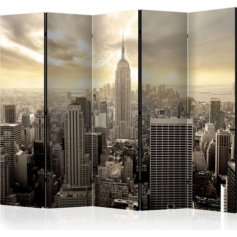 Paravento - Light of New York II [Room Dividers] - 225x172 (1/4)