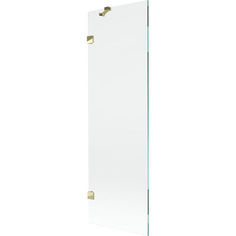 Mexen Lunar mampara de ducha de 1 hoja 60 x 150 cm, transparente, dorado - 897-060-000-50-00 (1/5)