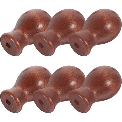 Embout Bois pour Cordon de Store Bouton de Traction en Bois, Accessoire de Remplacement Facile à Installer pour Stores Verticaux (1/5)