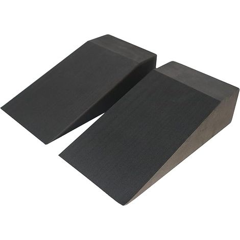 Set mit 2 schrägen Wadenstreckbrettern, verstellbare, rutschfeste Kniebeugenrampe, Fitness-Kniebeugenrampe, Wadenstrecker, Schrägbrett, Knieschutzkeile für Kniebeugen und Hebeübungen