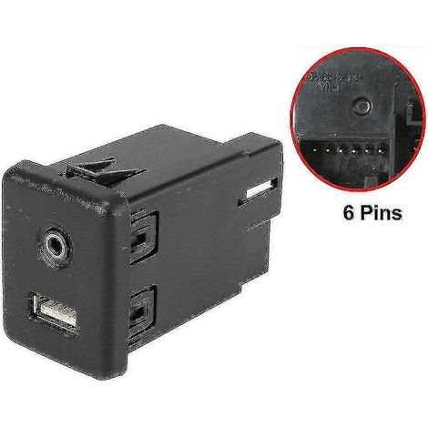 Connecteur de prise auxiliaire USB pour voiture 2024 pour Vauxhall Insignia A Astra K /gm 13599456 (1/4)