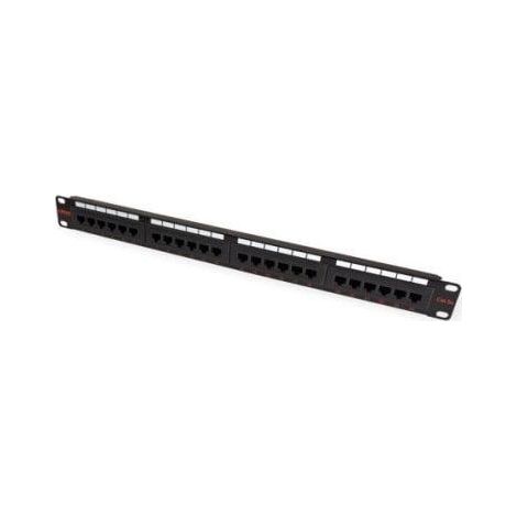 Roline Patchpanel 5e Schwarz 24 Ports UTP