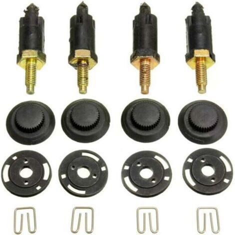 4 Set Kit de Fixations Couvre Moteur 2.0 HDI Compatible avec Citroën Berlingo C4 C5 Xantia Xsara et Peugeot 206 306 307 406 607 806 Expert OEM 0137F6 13711 Clips + Boulons (1/4)