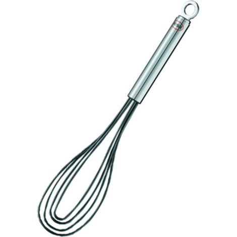 Fouet Cuisine en Silicone - Pour Battre de Petites Quantités dans des Récipients peu Profonds - Acier Inoxydable et Silicone - Va au Lave-Vaisselle - 27 cm (1/3)