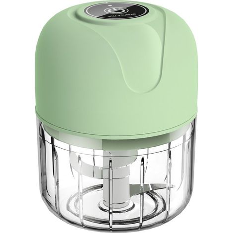 Affettatrice elettrica per cipolle - Affettatrice per verdure - Mini tritatutto - Affettatrice da cucina senza fili - 250 ml