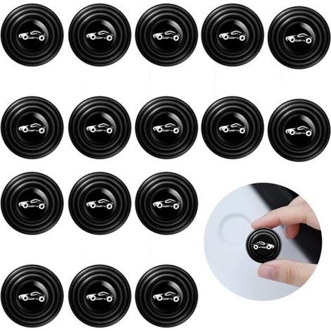 16 pezzi di ammortizzatori per auto, guarnizioni anticollisione, cuscinetti in silicone, adesivi di protezione per portiere auto, tampone per portiere auto per assorbimento degli urti e isolamento acu (1/5)