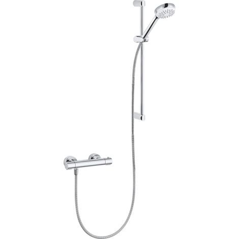KLUDI LOGO Shower Duo Brause Set, mit Wandstange 600mm, HotStop, (1/3)