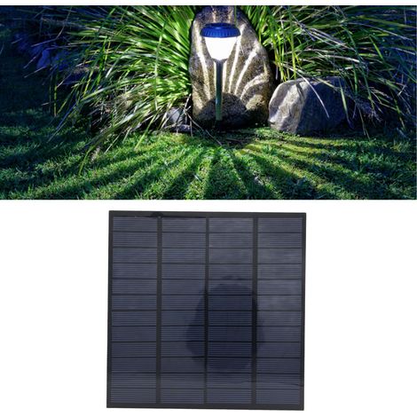 12V 3W Solarpanel Tragbares polykristallines Modul zum Selberbauen von Ladegeräten Einfache Selbstmontage (1/5)
