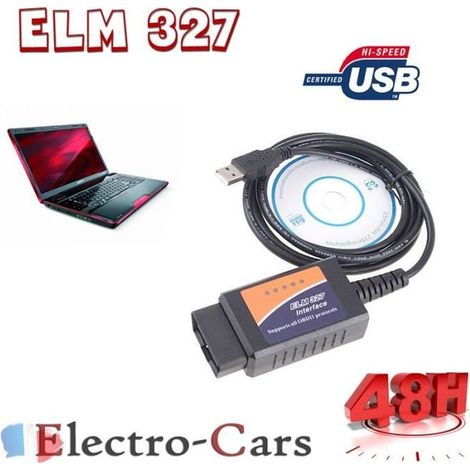 Interface de diagnostic - ELM327 USB - Multimarque - OBD2 - Lecture et effacement des codes défauts (1/2)