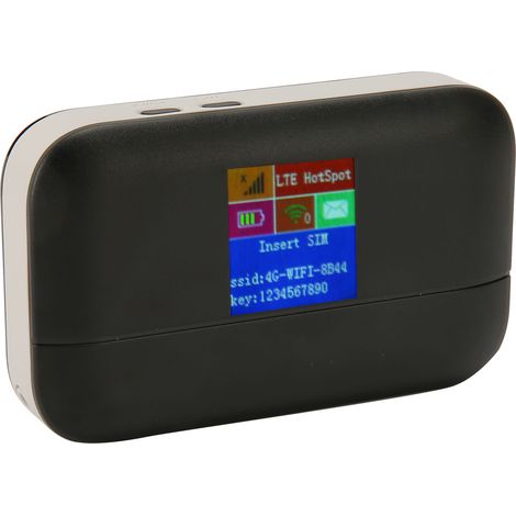 Routeur 4G MiFi LTE 150 Mbps, routeur réseau sans fil portable et mini-routeur intelligent prenant en charge jusqu'à 10 appareils pour l'Europe, l'Asie et l'Afrique.