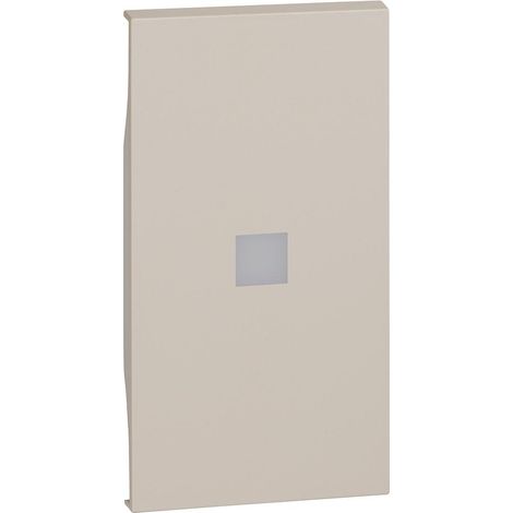 Living Now enjoliveur 2 modules commande éclairage sable témoin BTICINO BTKM01M2X