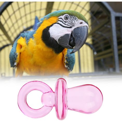 Ensemble de 50 accessoires pour perroquets : tétines colorées en plastique à mâcher, à monter soi-même. (1/5)