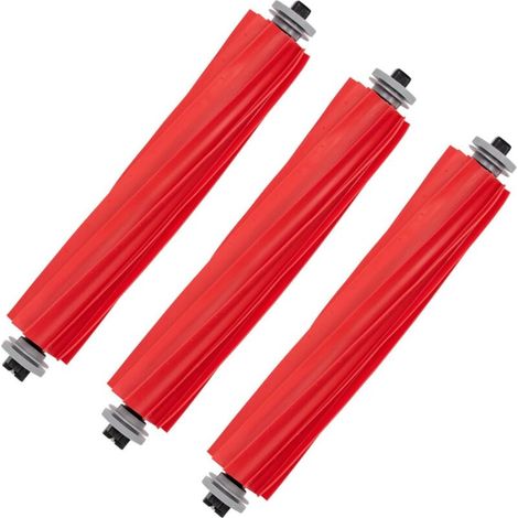 Lot de 3 accessoires de brosse principale compatibles avec Roborock S7, S7 Maxv, S7 Pro, Q RevoUltra Robot d'aspiration Pièces de rechange en caoutchouc séparable (1/5)