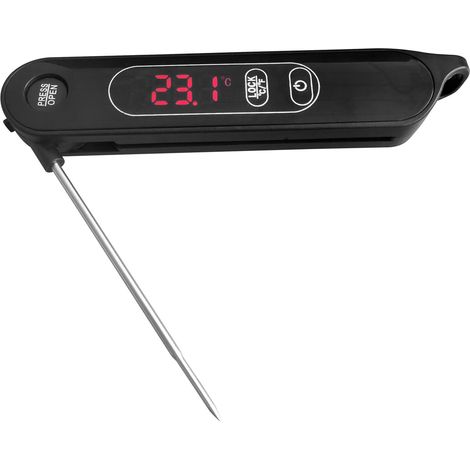 Thermomètre numérique à viande étanche, à lecture directe, pour la cuisson au barbecue, rétroéclairage et étalonnage, idéal pour la transformation des aliments, la réfrigération et la cuisine domestiq (1/5)