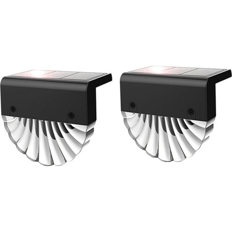 2pièces Applique Solaire Étanche Led Rgb Pour Décoration Extérieure Lampe (1/5)