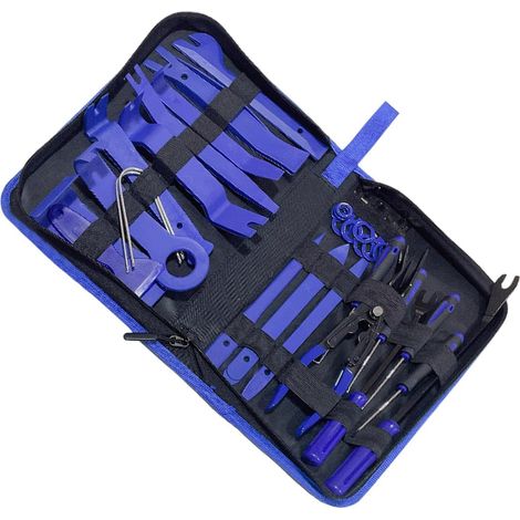 Kit d'outils de démontage de panneau de porte - Outils audio de voiture - 19 pièces - Kit d'outils de démontage - Panneau intérieur - 19 outils de retrait de garniture audio (1/5)