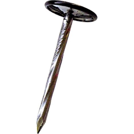 Clous calotins patinés torsadés électro-zingués noirs 40×2,7mm boîte de 250 - DIMOS - 770471