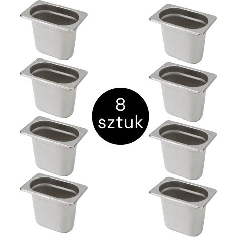 Contenedor GN Mega-M 1/9 176x108x150 (juego de 8) N