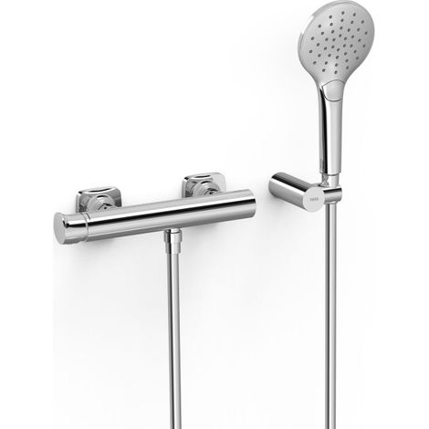 Mitigeur mural pour douche Loft Chrome - TRES 22216701