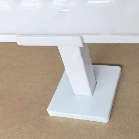 Supports de radiateur réglables en acier – Hauteur 14-21 cm – Stabilité améliorée avec ancrages – Finition élégante et lisse-Karteo (1/5)