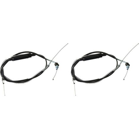 Cable de acelerador dividido 2X para motocicletas DT125 y DT125K el cable del acelerador se divide en dos líneas de acelerador.