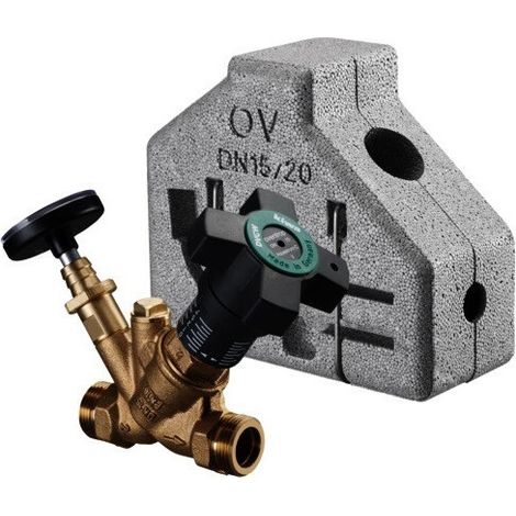 Valvola DI BILANCIAMENTO AQUASTROM C M DN25, CON TERMOMETRO