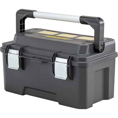 Stanley – Boîte à outils Pro 51 cm avec plateau coulissant et compartiments – Structure polypropylène haute résistance – FMST175792