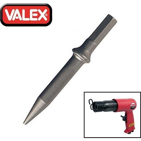 Scalpello punta 125 mm attacco esagonale valex - 1463178