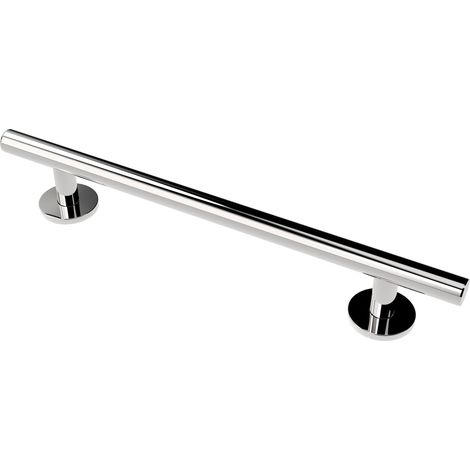 Nymas NymaSTYLE Straight Grab Rail with Concealed Fixings 600mm Length - Polished (1/2)
