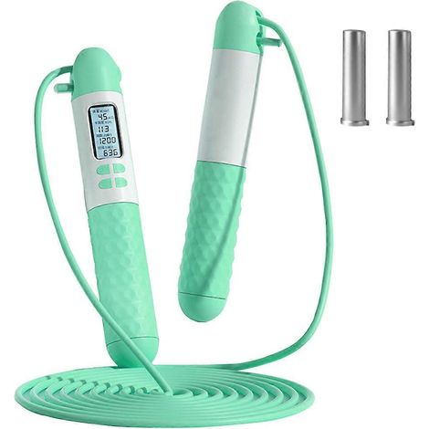 Corde à sauter avec compteur de calories, corde à sauter de fitness, entraînement, corde à sauter avec compteur pour l'exercice (1/4)