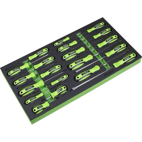 Sealey S01276 Siegen Screwdriver Set with Tool Tray 20pc (1/5)