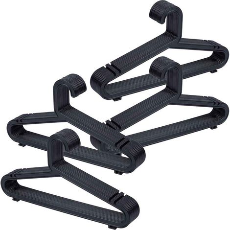 Percha de plastico negra pack de 48 unidades 39.50x0.30x20.60h cm (1/5)