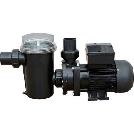 Pompe de filtration pour piscine – Auto-amorçante – Pré-filtre indépendant grande capacité – Compatible électrolyse au sel – Installation facile – Poolstyle