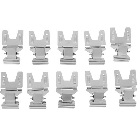 Clips métalliques pour étiquettes de prix en magasin, lot 10 (1/5)