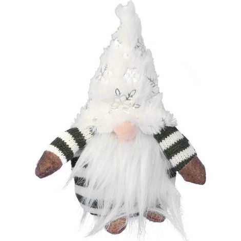 Duende con barba verde y blanca 20 CM (1/3)