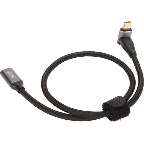 Câble USB-C 3.2 mâle vers femelle PD100W, charge rapide 10 Gbit/s, 4K à 60 Hz, pour consoles de jeux Steam Deck (1/4)