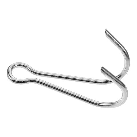 Set di 20 ganci a doppia testa in acciaio inox - Accessorio essenziale per un utilizzo subacqueo compatto - Migliora l'efficienza sia per i subacquei principianti che per quelli esperti (1/5)