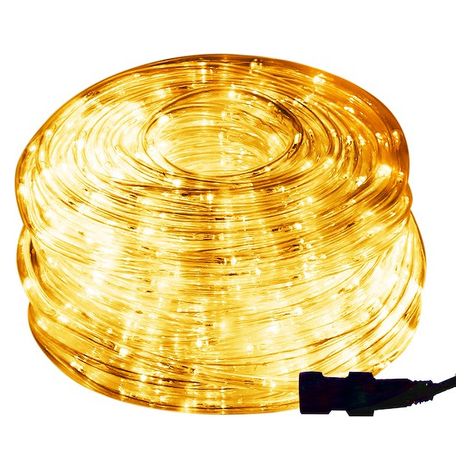 Serpente luminoso da 10 metri, bianco caldo, con 240 LED e programmabile IP44. (1/5)
