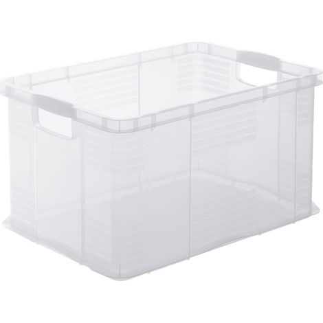 Rotho Aufbewahrungsbox Agilo 59 x 39 cm 55 L transparent Boxen, Körbchen & Kisten