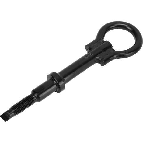 Tow hook 674414, steel alloy tow hitch, fixing ring, replacement loop bracket for Citroën C2, C3, C5, C8, Dispatch, Jumpy and Saxo (1/5)
