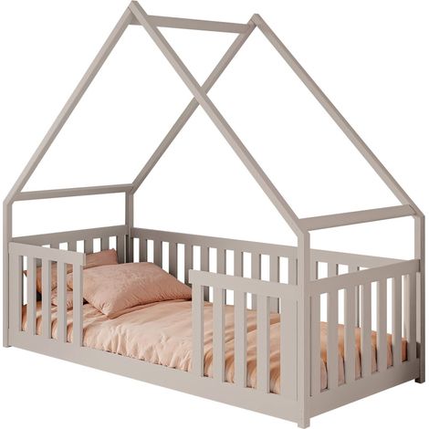 Cama Vista 114, Cachemira, Individuales, 90x200, Madera, Somieres, 96x208x184cm (1/3)