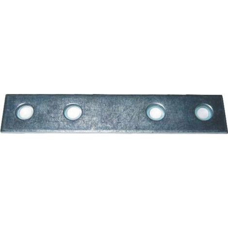 PLACA PARA ENSAMBLAR CINC RECTA 100X15 MM.