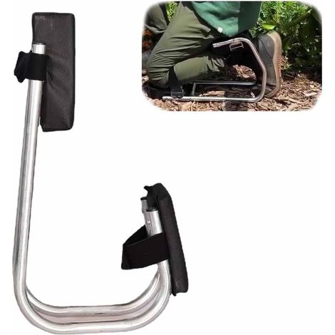 Kniesitz für Gartenarbeit, Kniebandage mit Sitz, Knieschoner für Gartenarbeit, tragbarer Kniesitzstuhl, Beinstütze (1/5)