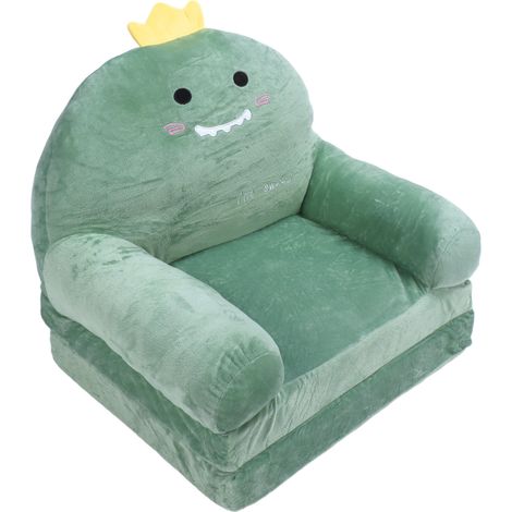 1 Canapé pliable enfant, motif dinosaure, tissu peluche doux, lit d'appoint, chambre à coucher (1/5)
