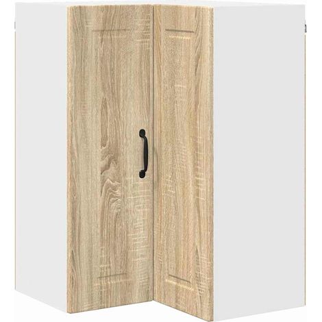 Meuble mural de cuisine,Armoire de cuisine avec porte Chêne Sonoma 57 x 57 x 80 cm CFW72227 (1/5)