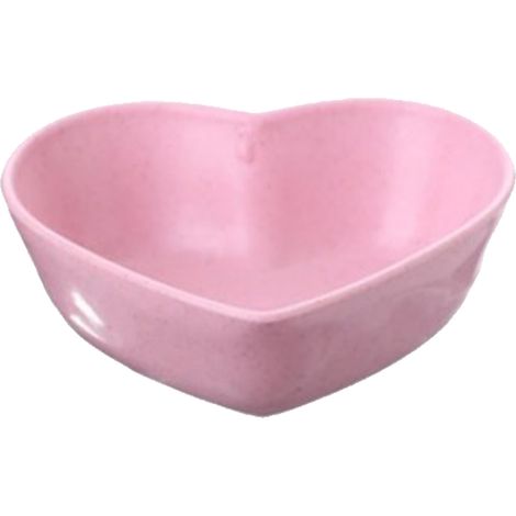 Coupelle de condiments en forme de cœur, polyvalente, sûre en PP, pour sel, ketchup, sucre, vinaigre en cuisine (1/5)