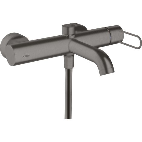 Mitigeur bain à levier unique AXOR UNO AP, poignée à levier, chrome noir brossé (1/2)
