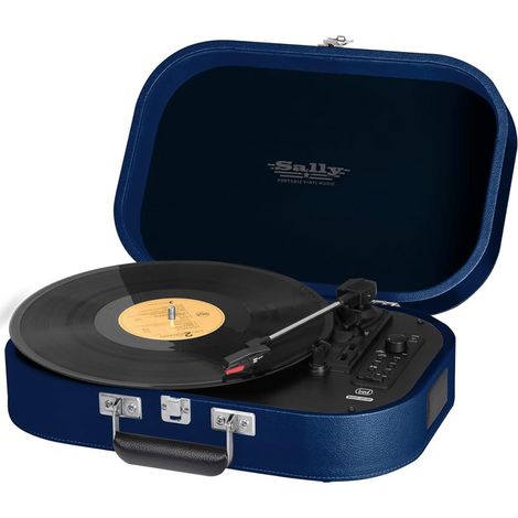 Tragbarer Plattenspieler MP3 TT 1020 BT Blau TR-011 Trevi (1/2)