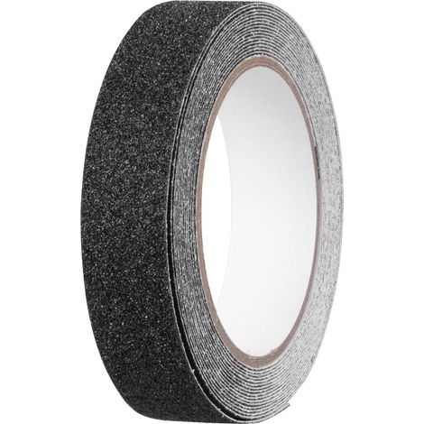 Band Strend Pro, 25 mm, L-5 m, klebend, rutschfest, extra widerstandsfähig, schwarz